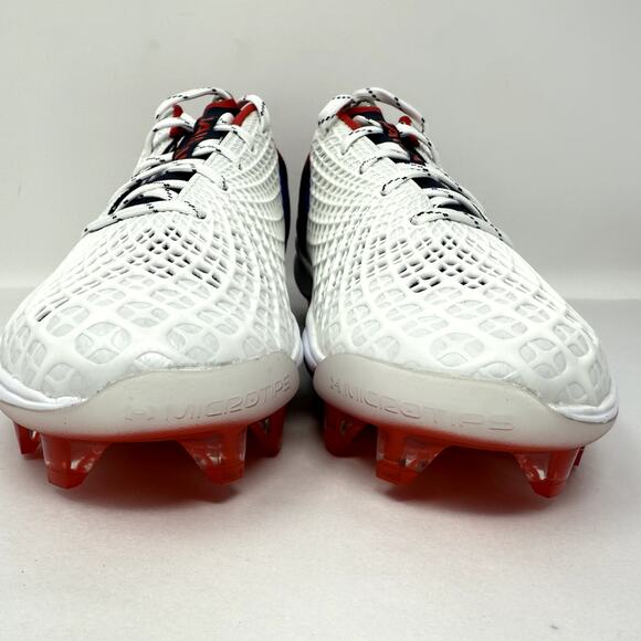 Under Armour Glyde MT TPU Soccer Cleats Sneakers Womens 10 White 3028704-100 - Picture 7 of 8